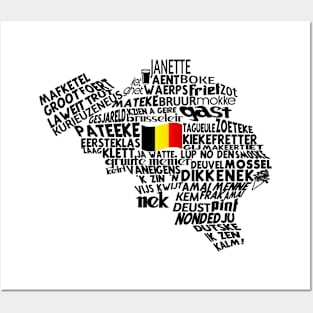 Belgian slang - Flemish Dialect Posters and Art